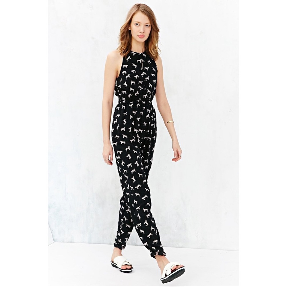 MinkPink Cutesy Tiger Print Jumpsuit
